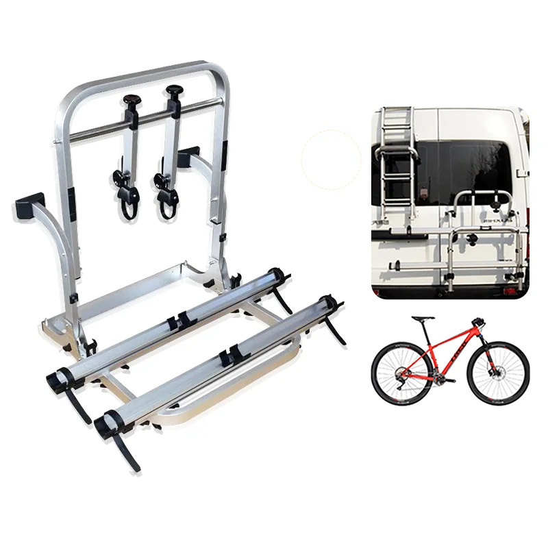 

Travel Trailer Hitch Bicycle Mount Adapter Motorhome Bike Mount With Stretch Function Bike Cycle Carrier For Motor Home
