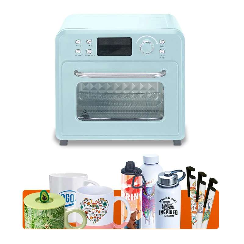16L H Mug Oven Ceramic Cup Sublimation Heat Transfer DIY Customization Machine 360° Heating for Water Bottles
