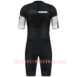 XTRIAT Triathlon Men One Piece Tights Suit Breathable Short Sleeve Jumpsuit Mountain Bodysuit MTB bike Clothing