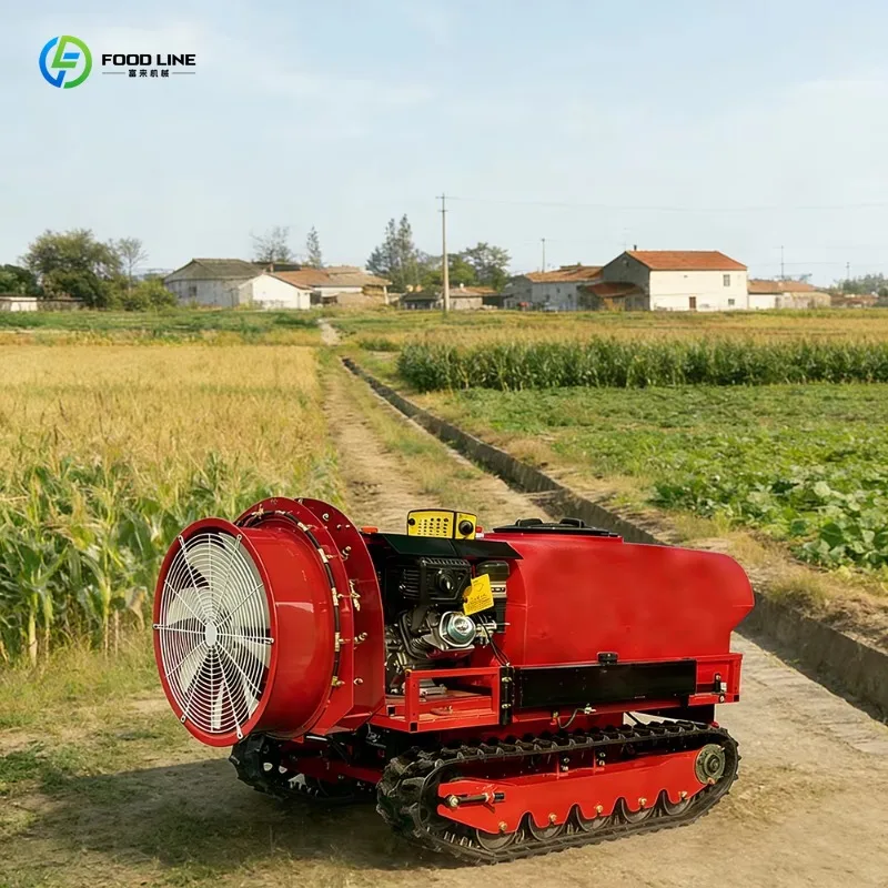 Wireless Remote Crawler Pneumatic Sprayer Multifunctional Removable Components Farm Spraying Equipment