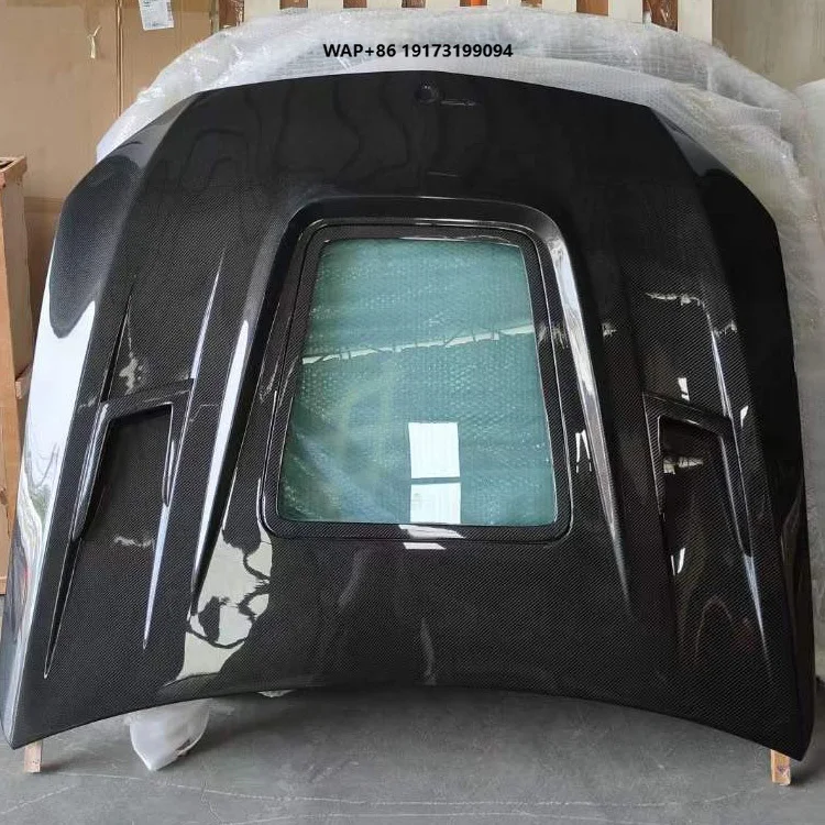 

High Quality Car Engine Hoods Transparent Carbon Fiber Hood for-Mercedes Benz C Series C260 C300 C400 W205 C43