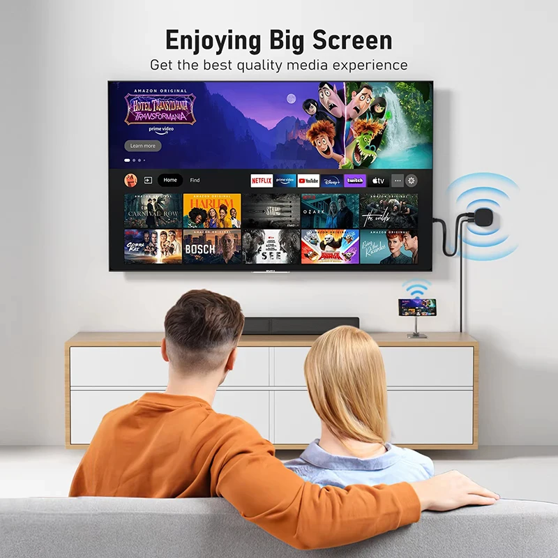 4K 60 Гц Windows HDMI-совместимый зеркальный ТВ-ключ 5G беспроводной Wi-Fi адаптер дисплея для android IOS Mac Window Miracast Airplay