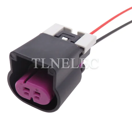 Imagen 2 del producto Conector sellado de bomba de aceite de automóvil de 2 pines con cables, enchufes de cable de cableado macho hembra para coche 15326801 13510099 13510085
