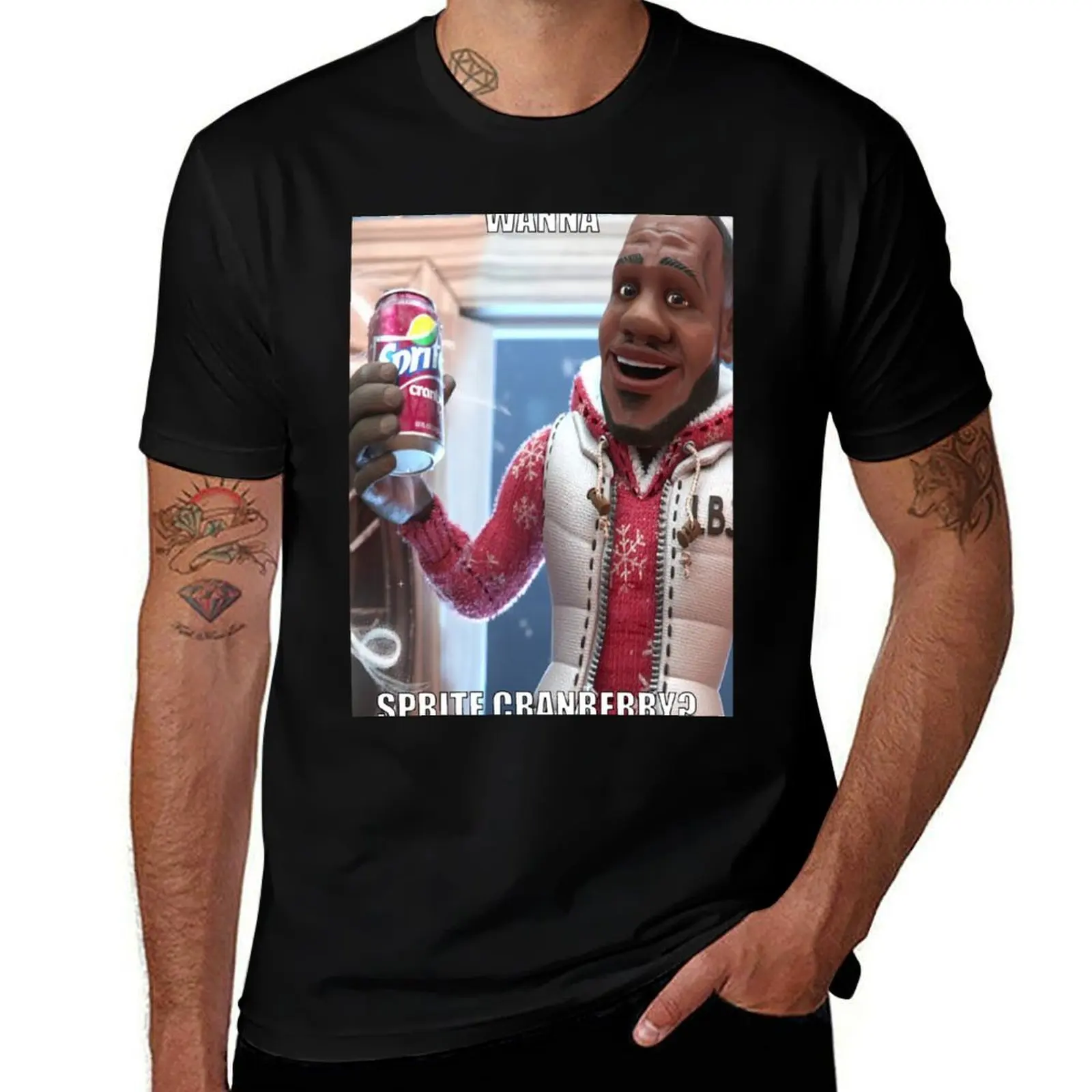 Sprite Cranberry - Wanna Sprite Cranberry? Meme ****TOP ZOZZLE**** T-Shirt Summer Casual Loose T-Shirt