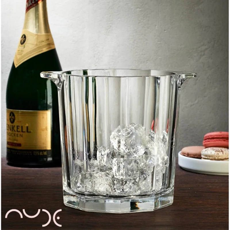 크리스탈 유리 아이스 버킷 샴페인 버킷