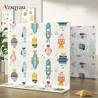 Foldable Children Blanket XPE Foam Baby Play Mat Soft Floor Crawling Pad Toys For Kids Carpet Folding Game Activity Rug with Bag