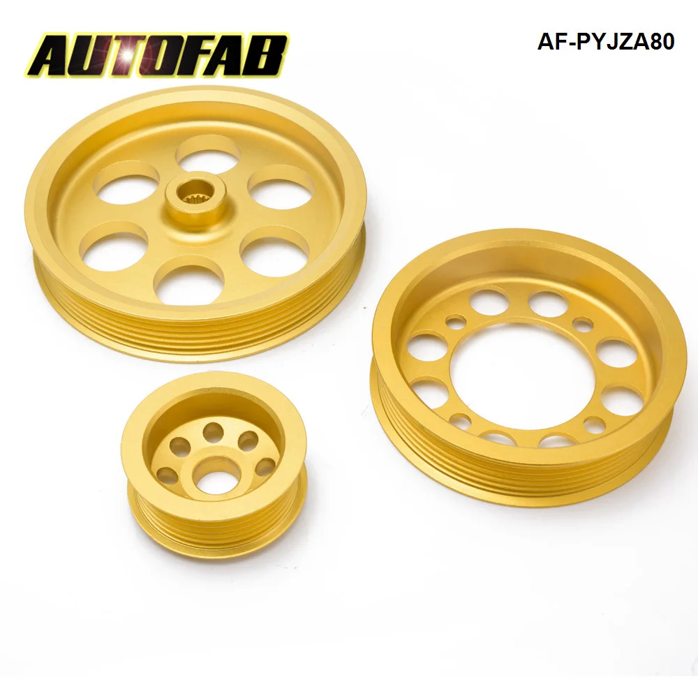 AUTOFAB Lightweight Crank Pulley For Toyota Supra JZA80 2JZGTE 1JZGTE AF-PYJZA80