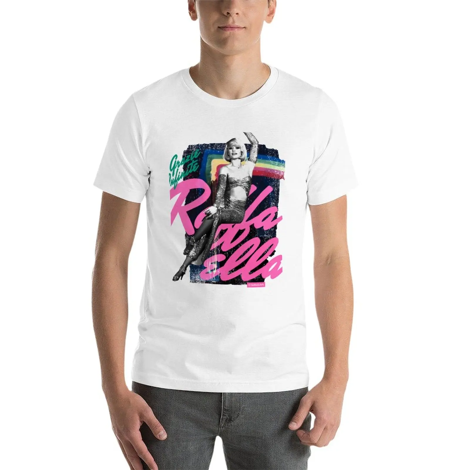 Nowa koszulka Raffaella carra T-Shirt bez nadruku szybkoschnąca koszulka oversized t shirts dla mężczyzn