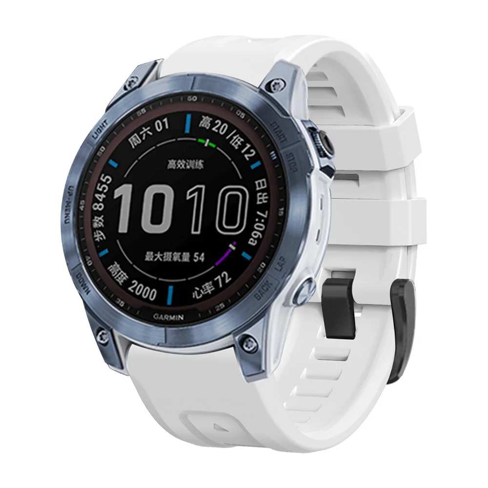 لينة سيليكون الفرقة ل Garmin Fenix 7 7X 6 6X/5X زائد 3HR الإفراج السريع شريط للرسغ ل Garmin EPIX Forerunner 945 أشرطة ساعات يد