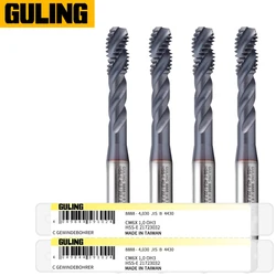 TAIWAN Original GULING JIS Standard 8888 8889 Spiral Pointed Tap Fluted M3 M4 M5 M6 M8 M10 M12 M14 M16 M18 Machine Thread Taps