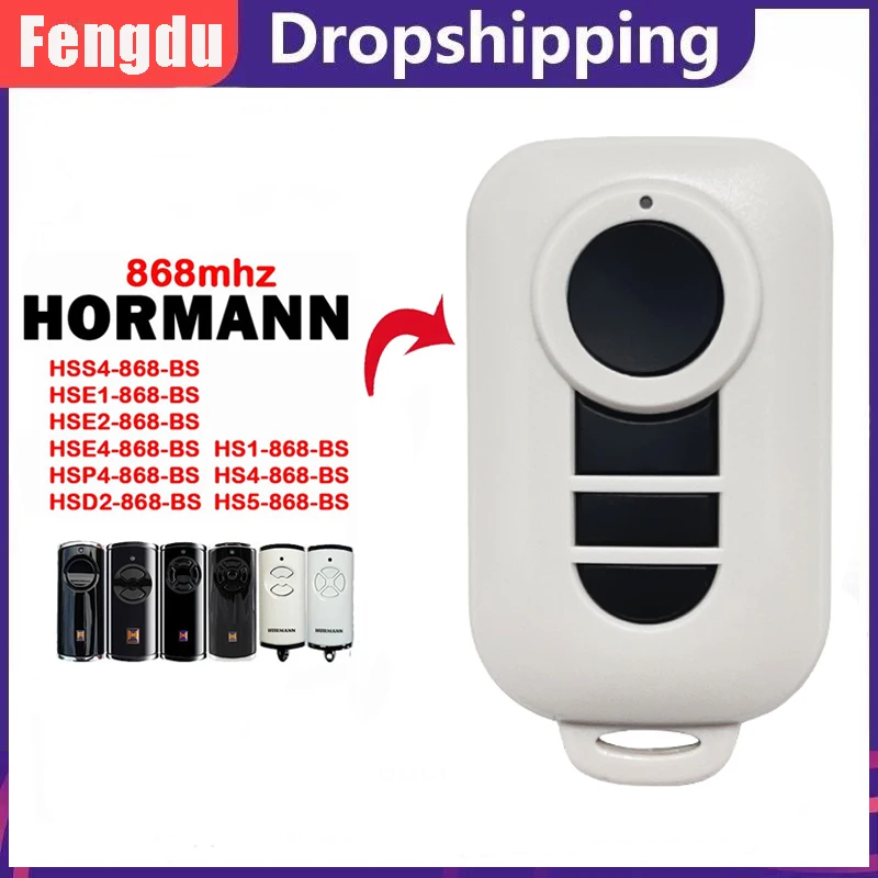 Hormann 868MHZ BS Remote Control HSE HS HSS HSD HSP 1 2 4 5 Transmitter Garage Door Hormann BiSecur Series Remote Control