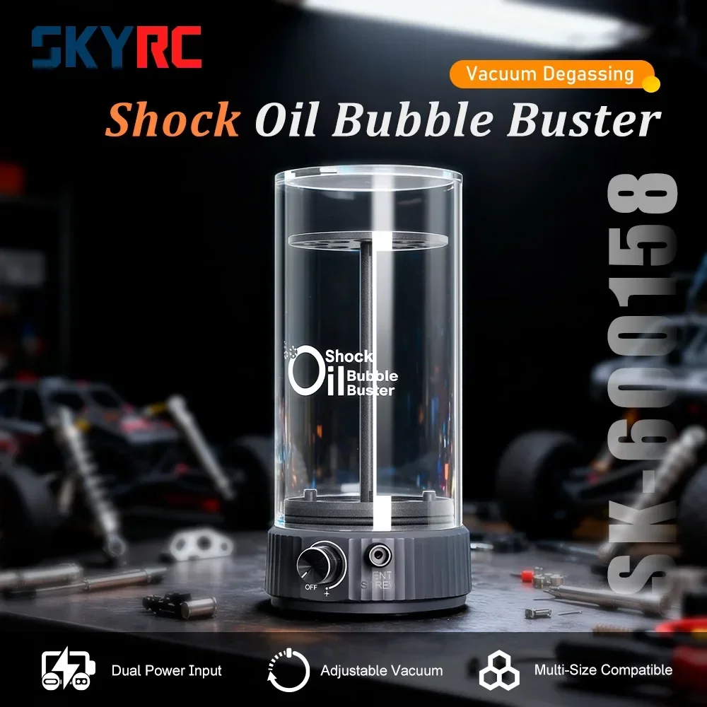 SkyRC Shock Absorber Oil Vacuum Degassing Machine Shock Oil Degassing Machine for 1/8 Off-road Buggy 1/10 On-road Crawler Car