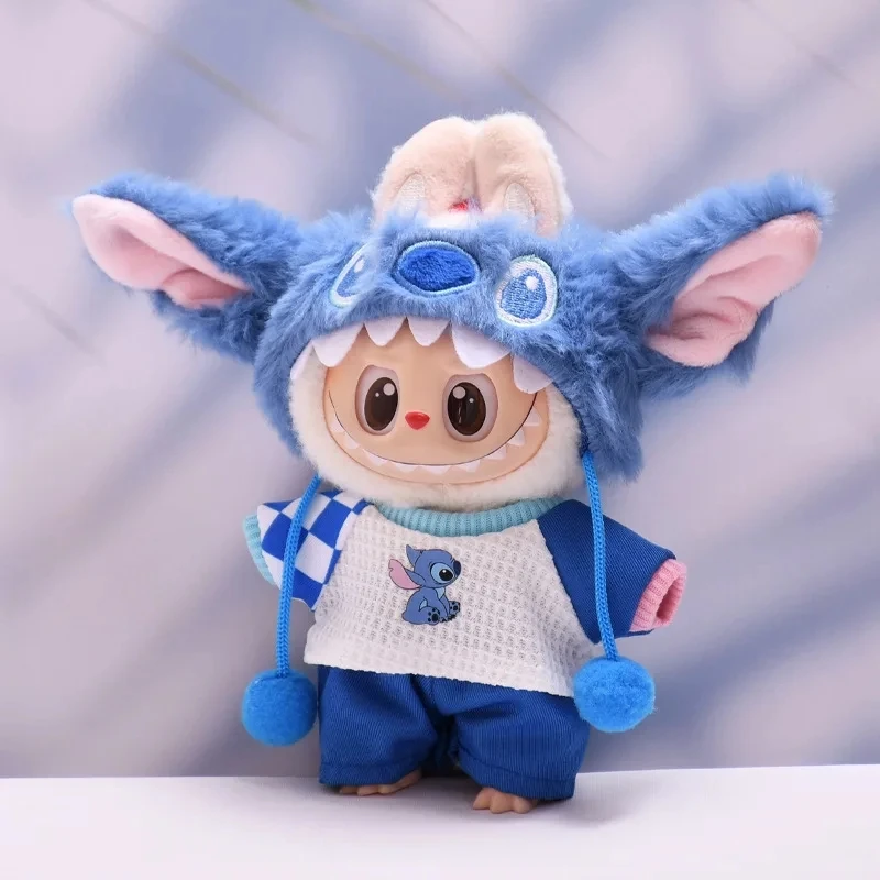 جديد Labubu الملابس شعبية منتجات جديدة موضة الفيلكرو 17 سنتيمتر دمية فستان لطيف مجموعة عادية تنورة ألعاب من نسيج مخملي الملابس #5