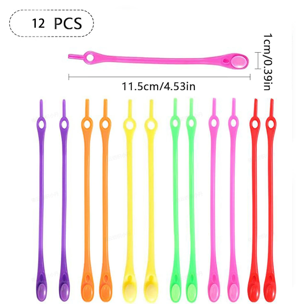 12/24-teiliges Set Lazy No-Tie elastische Silikon-Schnürsenkel für Turnschuhe, Laufschuhe und Stiefel – für Kinder und Erwachsene – Detail 11