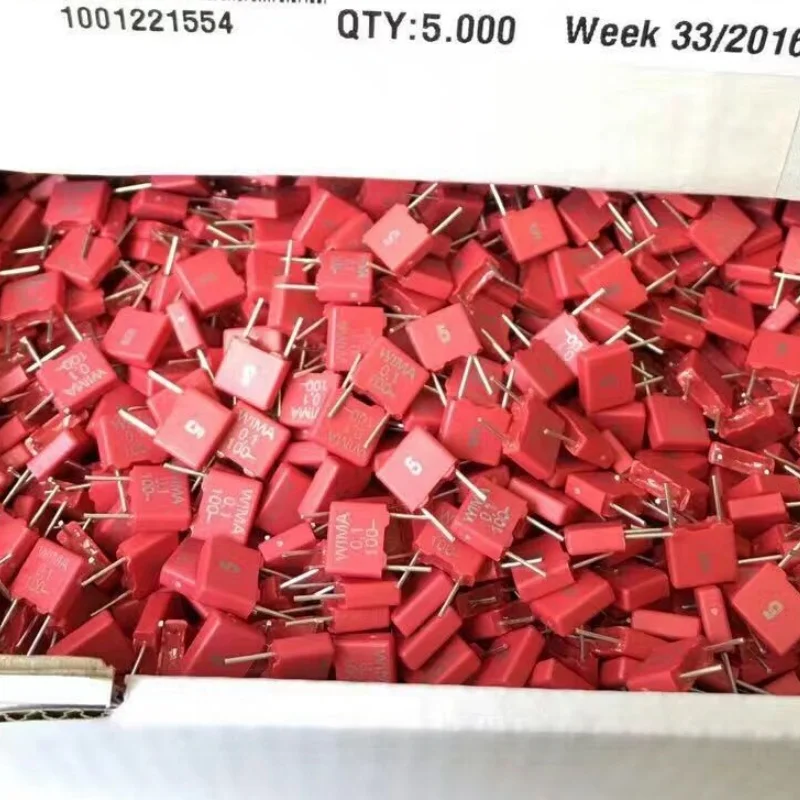 

10PCS 104 0.1uF 100V MKS2 5% Same as 63v Film Capacitor