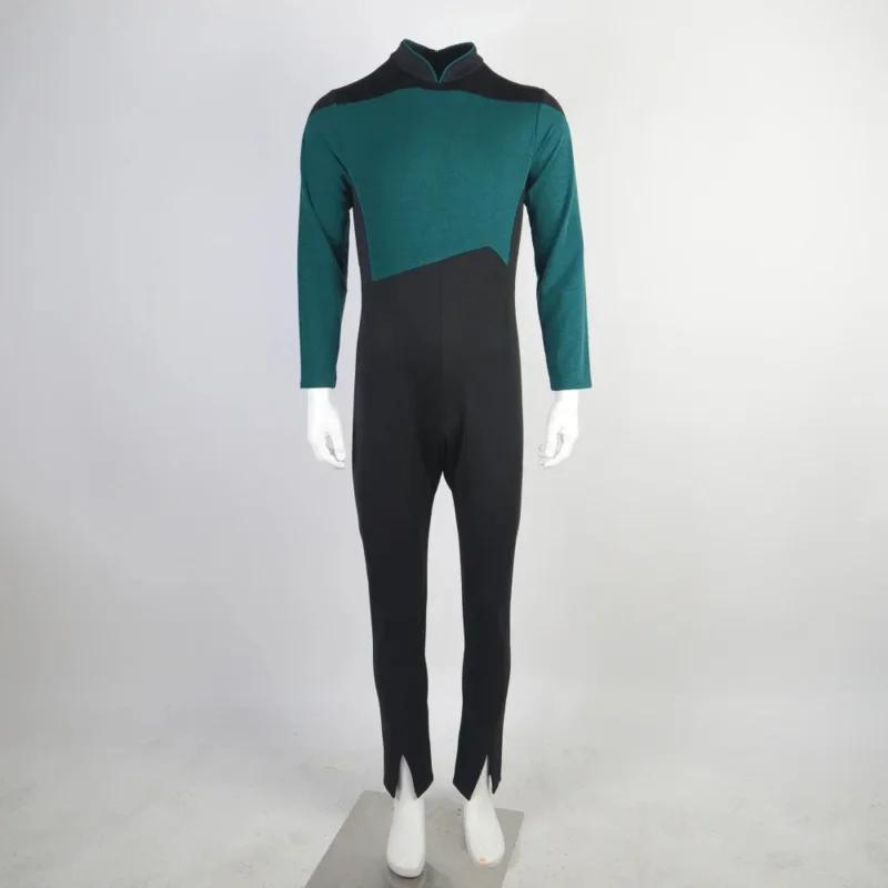 ST Tuta Star The Next Generation Badge rek Costume Cosplay Rosso Blu Giallo Costumi Zentai per adulti di Halloween