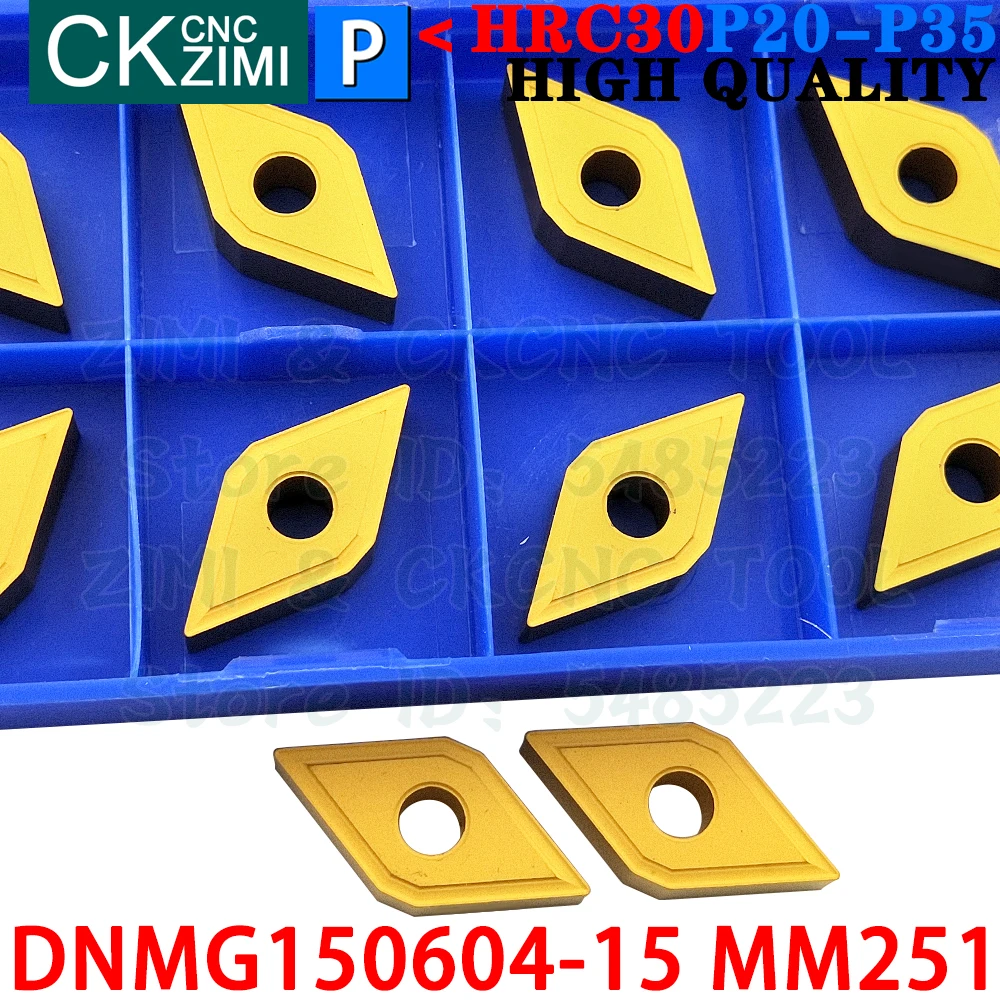 DNMG150604-15 MM251 DNMG 150604 15 MM251 كربيد الخارجية تحول إدراج أدوات DNMG150604 15 CNC مخرطة معدنية أدوات تقطيع DNMG1506 DNMG 1506