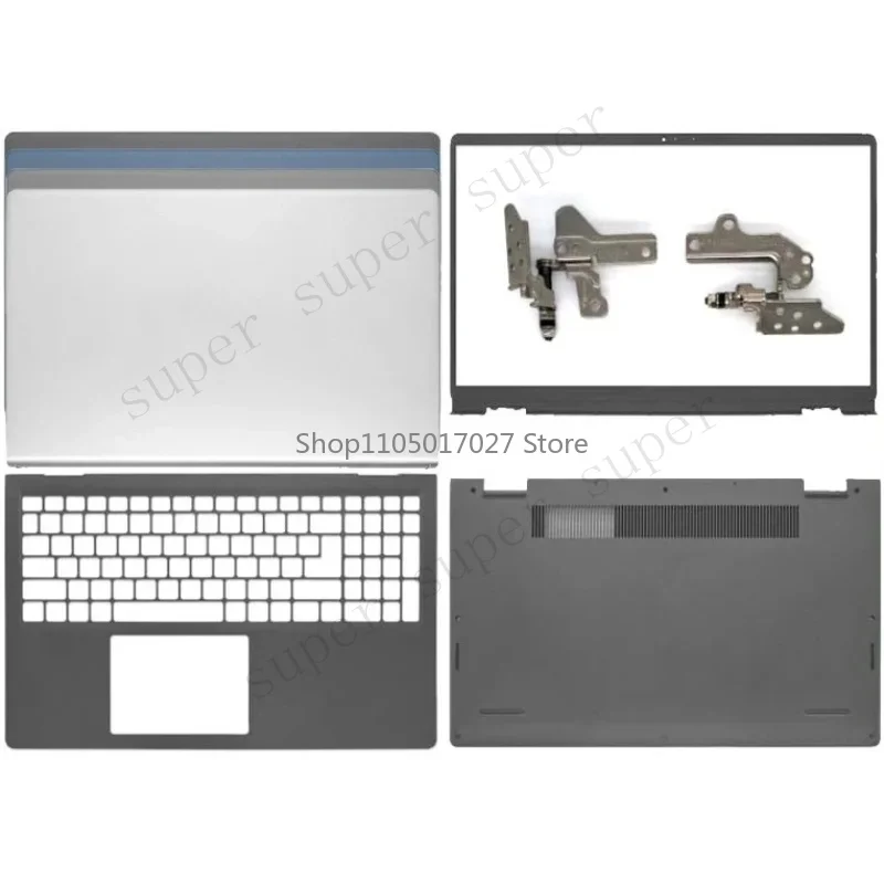 Original New For Inspiron 15 3530 3535 LCD Back Top Cover Front Bezel Palmrest Upper Case Bottom Base Silver Grey 0VW3N0 02MGRG