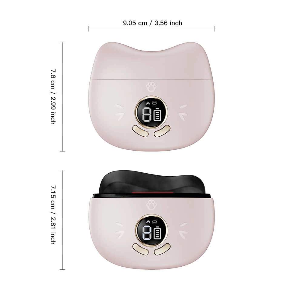 เครื่องมือนวด Gua Sha แสงสีแดงสําหรับการดูแลผิว ของขวัญเทศกาลในอุดมคติและการสหายการเดินทางสําหรับการเดินทางเพื่อธุรกิจ