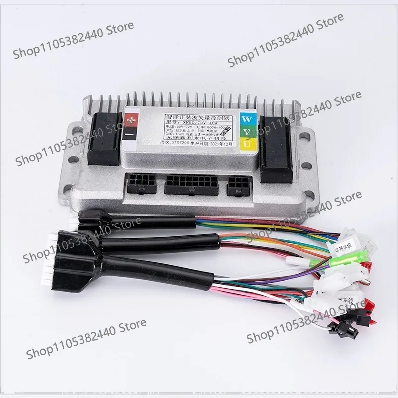 48V-96V 1000W Brushless Motor Controller, 3-Mode Sine Wave E-Bike Controller for Electric Scooter