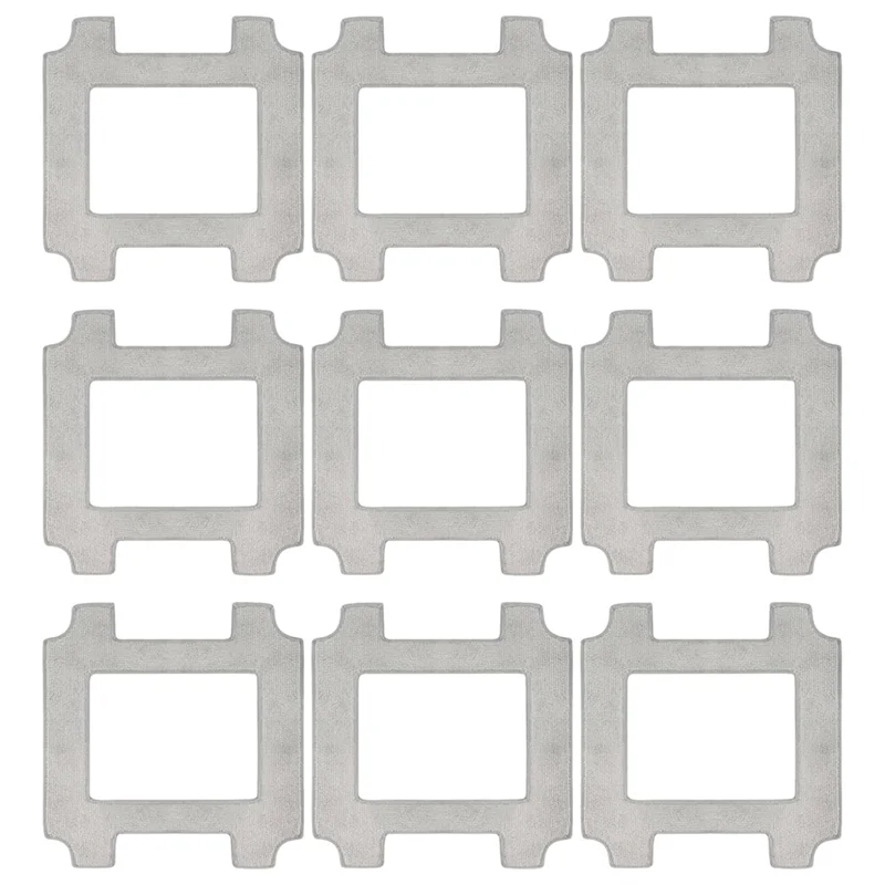 N89R 교체 용 걸레 패드 및 천 Ecovacs Winbot W2S/W2S PRO 로봇 진공 청소기 액세서리 용 9Pcs 창 걸레 세트