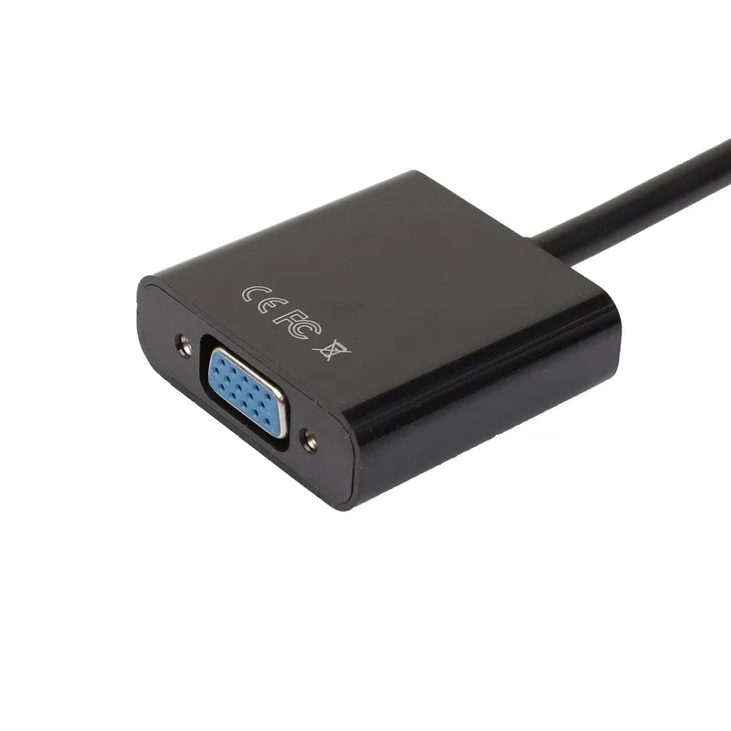 Dvi para vga adaptador de alta definição dvi (24 + 1) para vga macho para fêmea porta placa gráfica conectado para exibir com chip