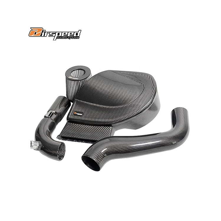 Airspeed Brand Auto Engine Systems 100% Dry Carbon Fiber Cold Air Intake System For VW 6R EA113 2.0T