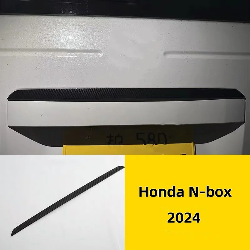 1 Piece Car Rear Trunk Lid Trim Accessories For Honda N-BOX Custom JF5 JF6 2023 -2024