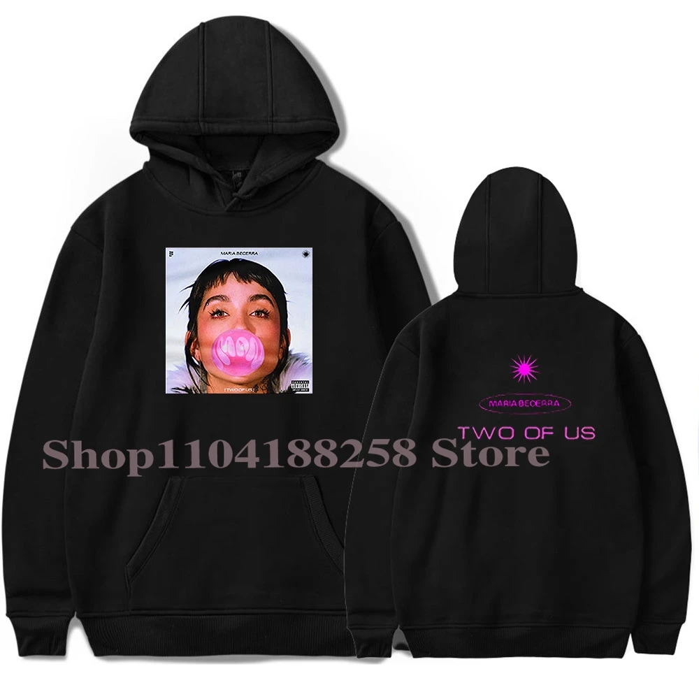 Maria Becerra Remera Two Of Us Hoodies Merch Women Men Long sleeve Fashion Casual Hooded Sweatshirts