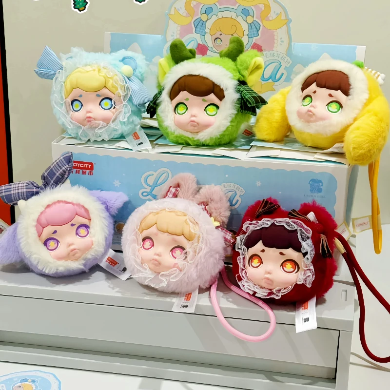 

Original Hot Laura Warm Winter Tea Party Series Earphone Bag Vinyl Pendant Blind Box Caja Ciega Action Toy Figure Girls Gift