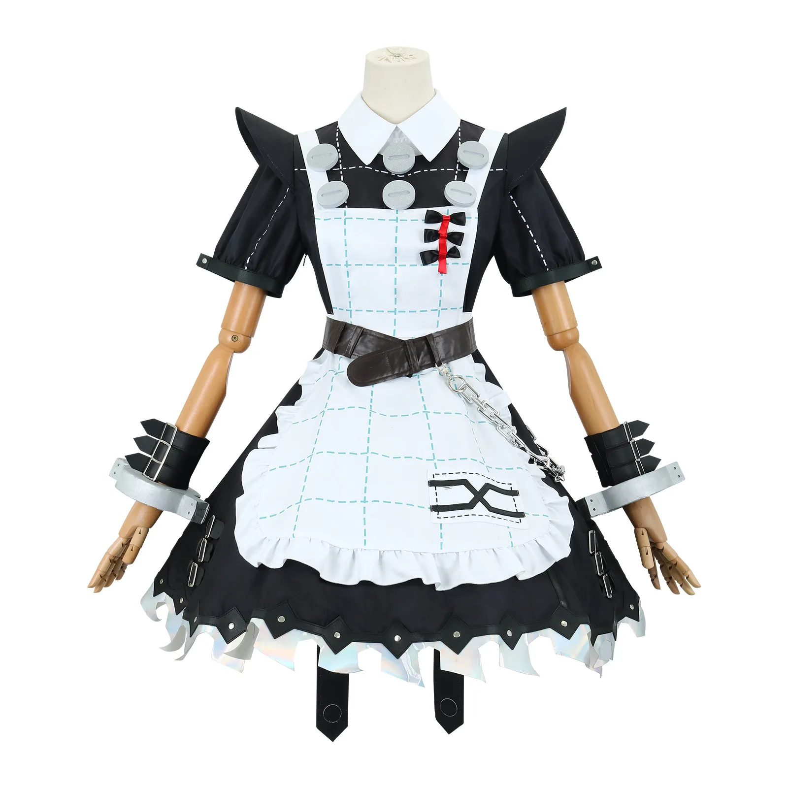 Disfraz de Cosplay de Corin Wickes, juego de rol de zensless Zone Zero Maid, uniforme de Cosplay, peluca, vestido de fantasía, juego de rol para Halloween, mujeres y niñas