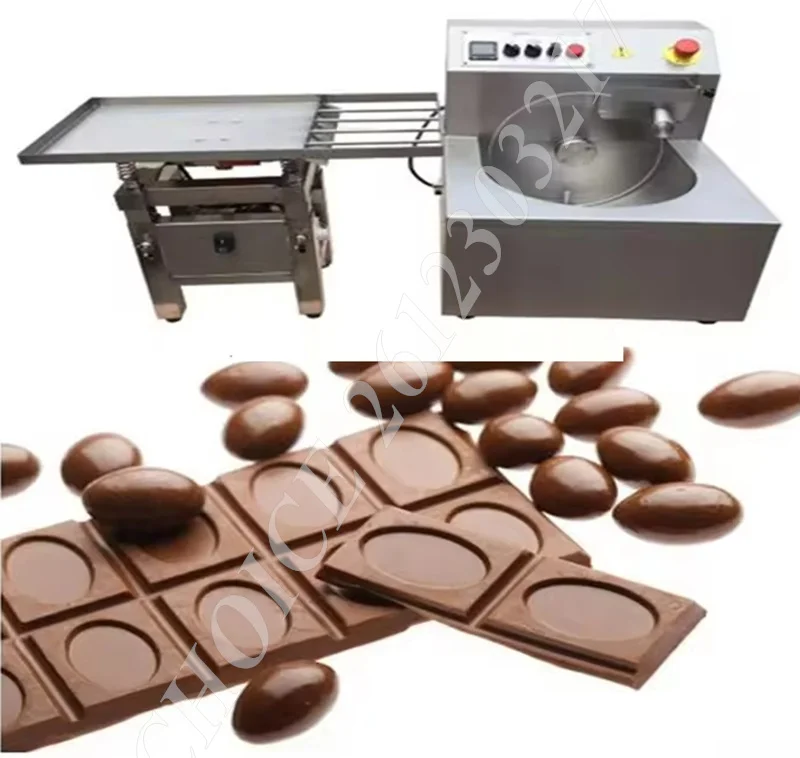 Automatic Chocolate Melting Tempering Machine with Vibration Table 25L Electric Chocolate Tempering Machine