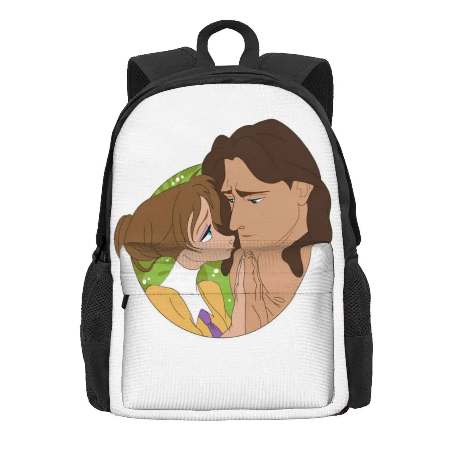 Tarzan And Jane Hot Sale Schoolbag Backpack Fashion Bags Tarzan And Jane Two Worlds One Family