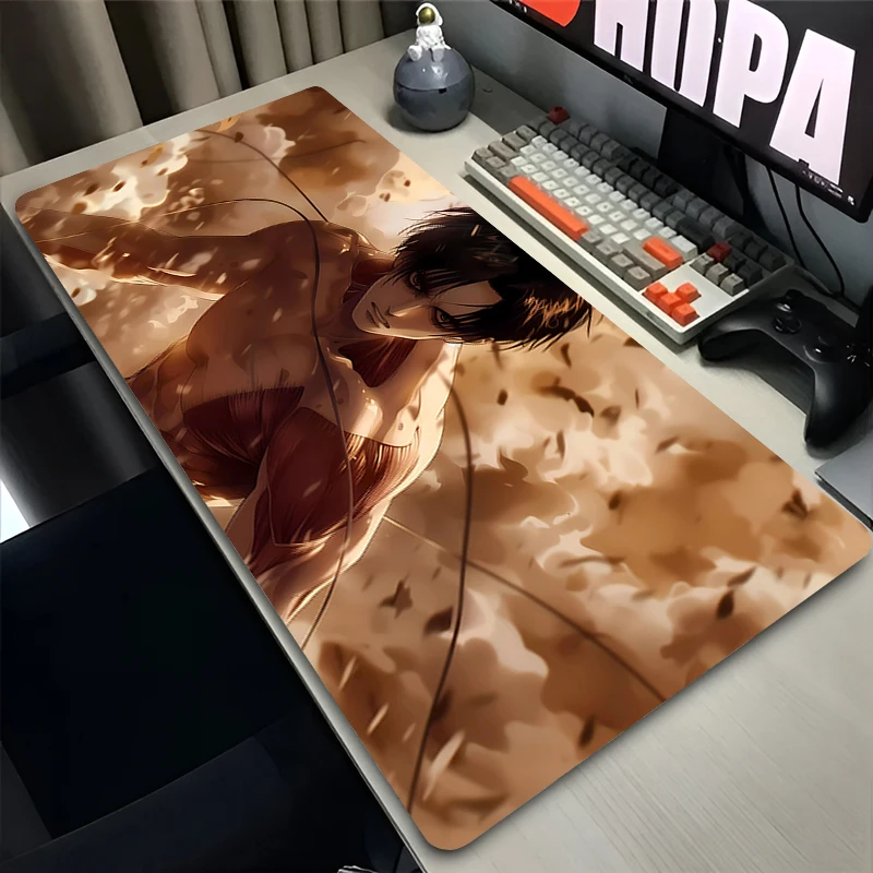 Mouse Pad PC Non Slip Rubber Mousepad Laptop Gamer Cabinet A-attack on Titan Keyboard Pad Office Computer Gaming Desk Mouse Mat