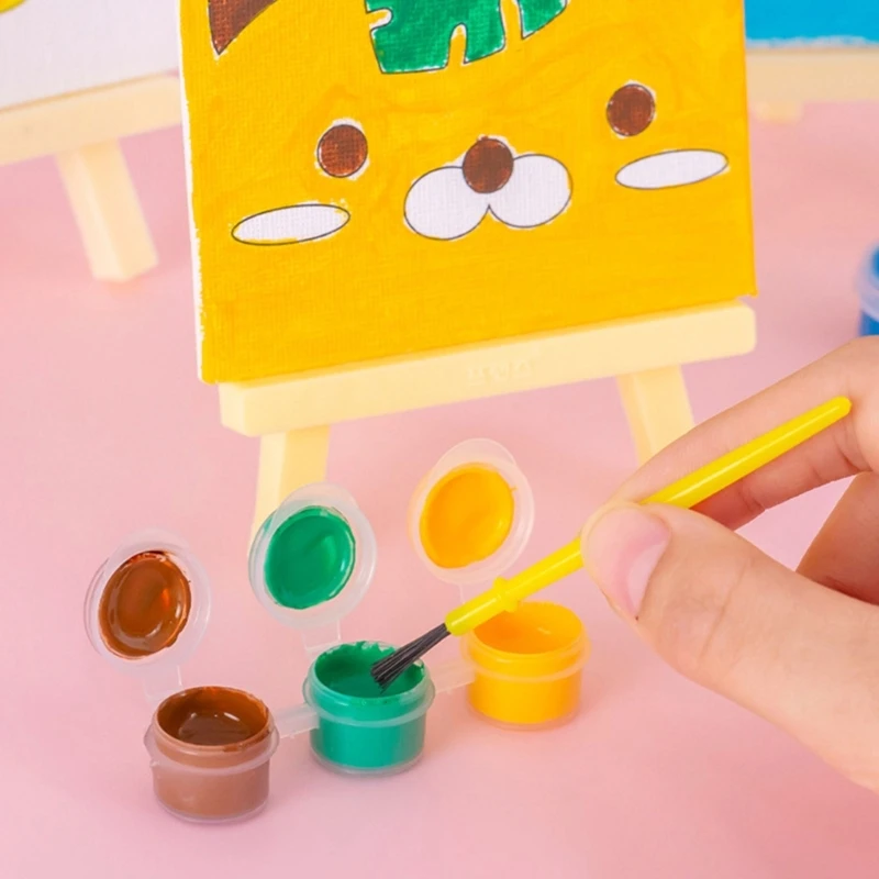 Children Educational Oil Painting Toy Cartoon Theme Landscape Oil Painting Toy Children DIY Painting Toy Wall Decors