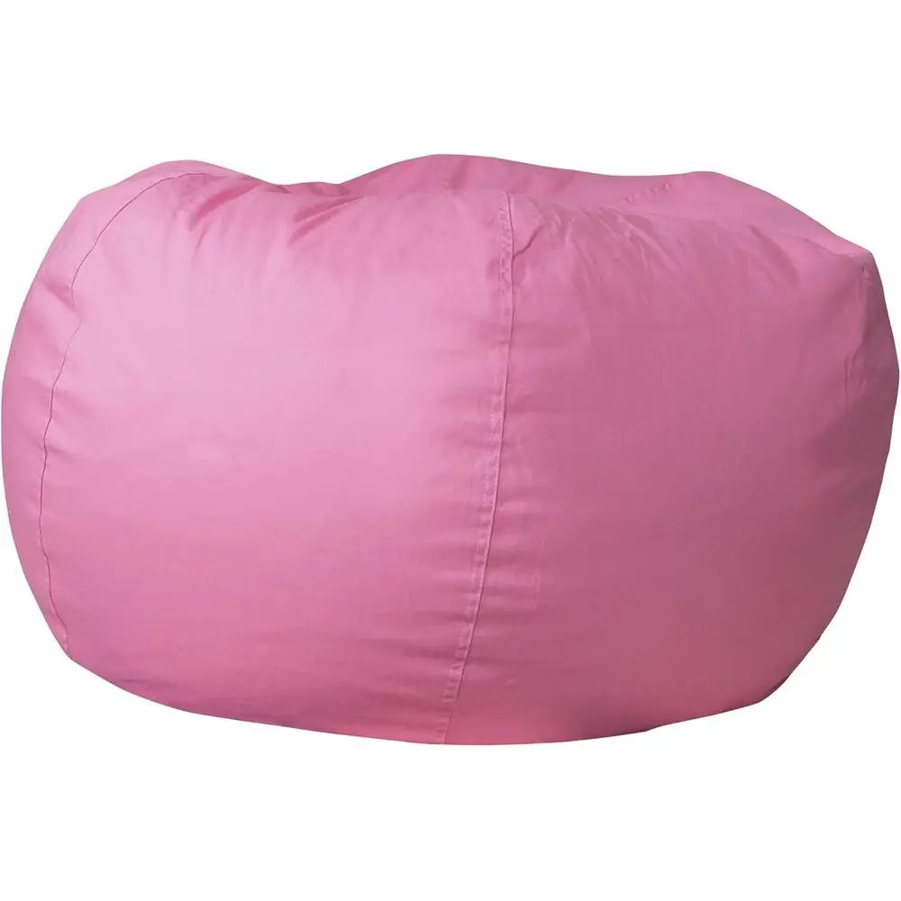 

Duncan Oversized Bean Bag Chair or Kids and Adults, oam-illed Beag Chair with hine Washable Cover, Light Pink