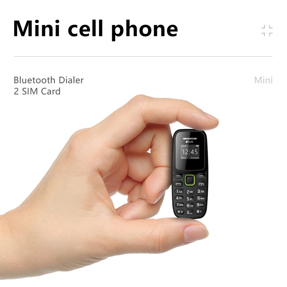 M310 Unlock Mini Mobile Phone 0.66 Inch Screen Support Dual SIM Cards Mini Mobile Phone Dialer Music Player