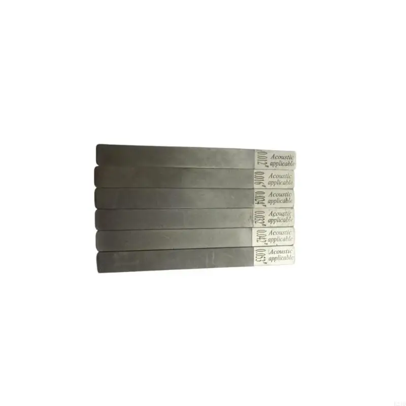 

Premium Stainless Steel Nut File Set For Guitar Basses Neck Cleaning And Surfaces Refinements