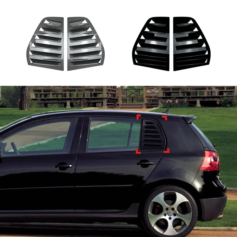 Volkswagen Rear Side Windshield Decorative Cover for Golf 5 Golf 6 Golf 7 Golf8 MK5 MK6 MK7 MK8 Air Vent Sticker Car Accessories