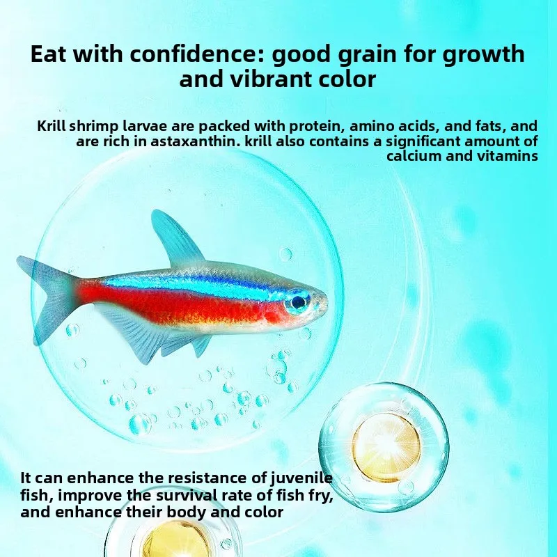 LONGNIAN Ram Cichlid Food, Specialized Micro Pellets for German Blue Ram & Butterfly Cichlid, Enhances Color & Vitality