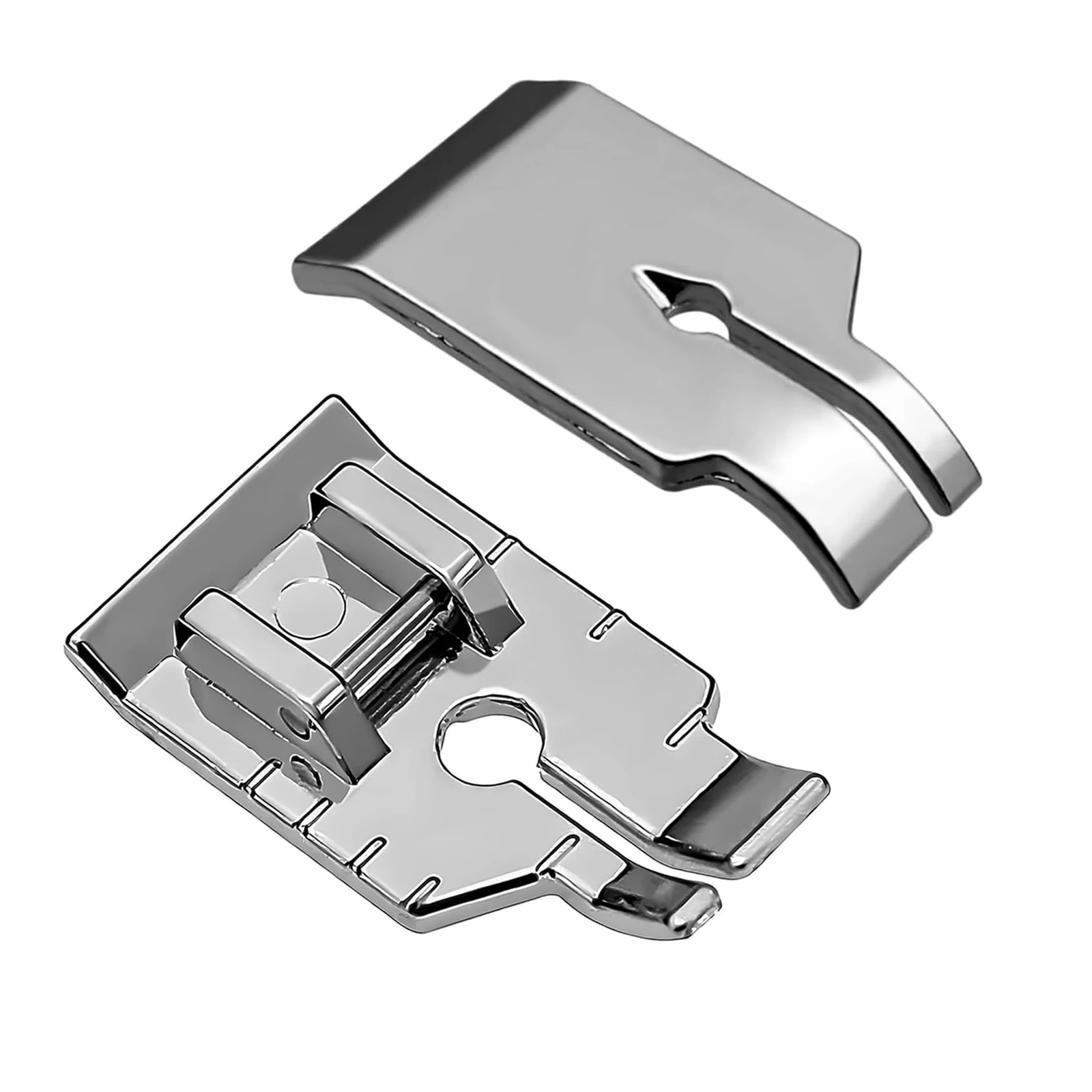 2 Pcs Universal Embroidery Quilting 1/4 Inch Presser Foot SA125 For All Low Shank Snap-On Singer Sewing Machines Accessories
