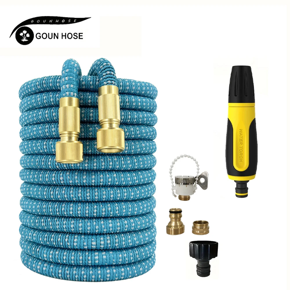 High Pressure Garden Hose, Expandable Magic Hose For Garden Watering And Cleaning, Metal Joint Sprinkler Head, Sprinkler Device