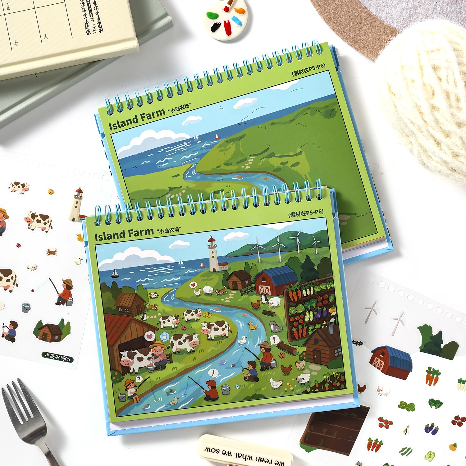 jiamei-kawaii-town-pegatinas-3d-de-dibujos-animados-con-vista-de-calle-escenas-en-miniatura-pegatinas-diy-hechas-a-mano-divertidas-para-apilar-pegatinas-para-aliviar-el-estres