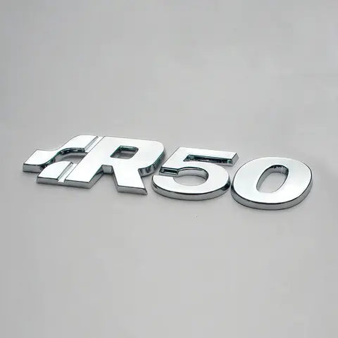 Car Trunk Emblem Chrome R50 Front Grille Logo For VW 7L9853679 8 best sales wv logo - №2
