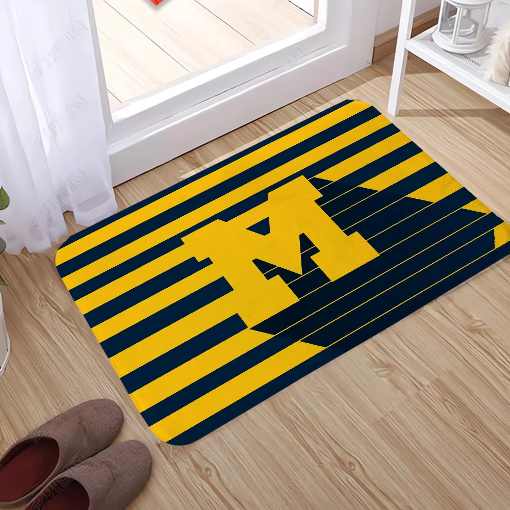 Outdoor Entrance Doormat for Entrance Door MichiganS WolverineS Balcony Room Carpet Prayer Mat Kitchen Absorbent Mat Cute Rug