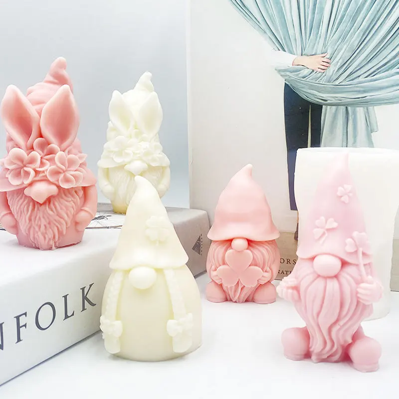 Stampi per Candele in Silicone,Stampi per Candele Fai da Te,3d Stampo Candela Natale,Stampo per Candele,Stampi per Candeles,per Candele Profumate