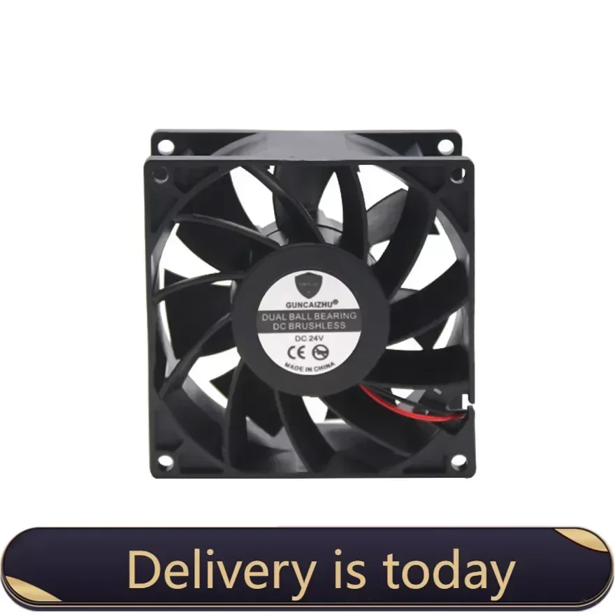 

Двойной два шарикоподшипника 90 мм 9 см 9038 9238 Большой ветровой вентилятор 90x90x38 мм DC24V Вентилятор охлаждения корпуса компьютера 2PIN