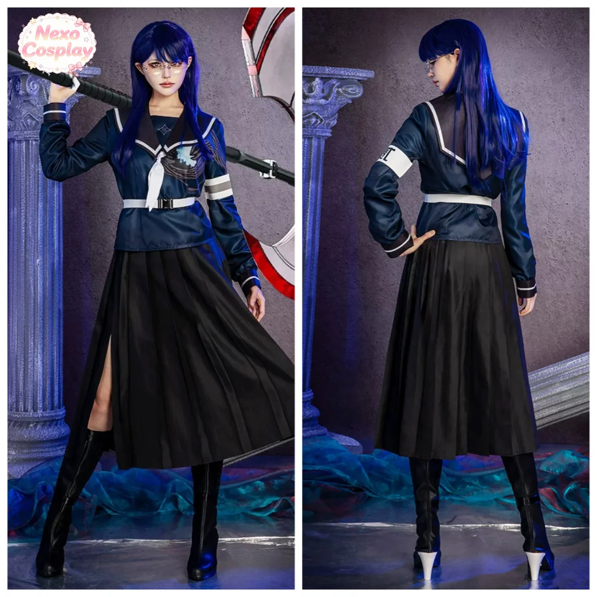 

The Hundred Line -Last Defense Academy Hiruko Shizuhara Cosplay Costume Game Anime Party Hallowen Play Role Clothes Clothing