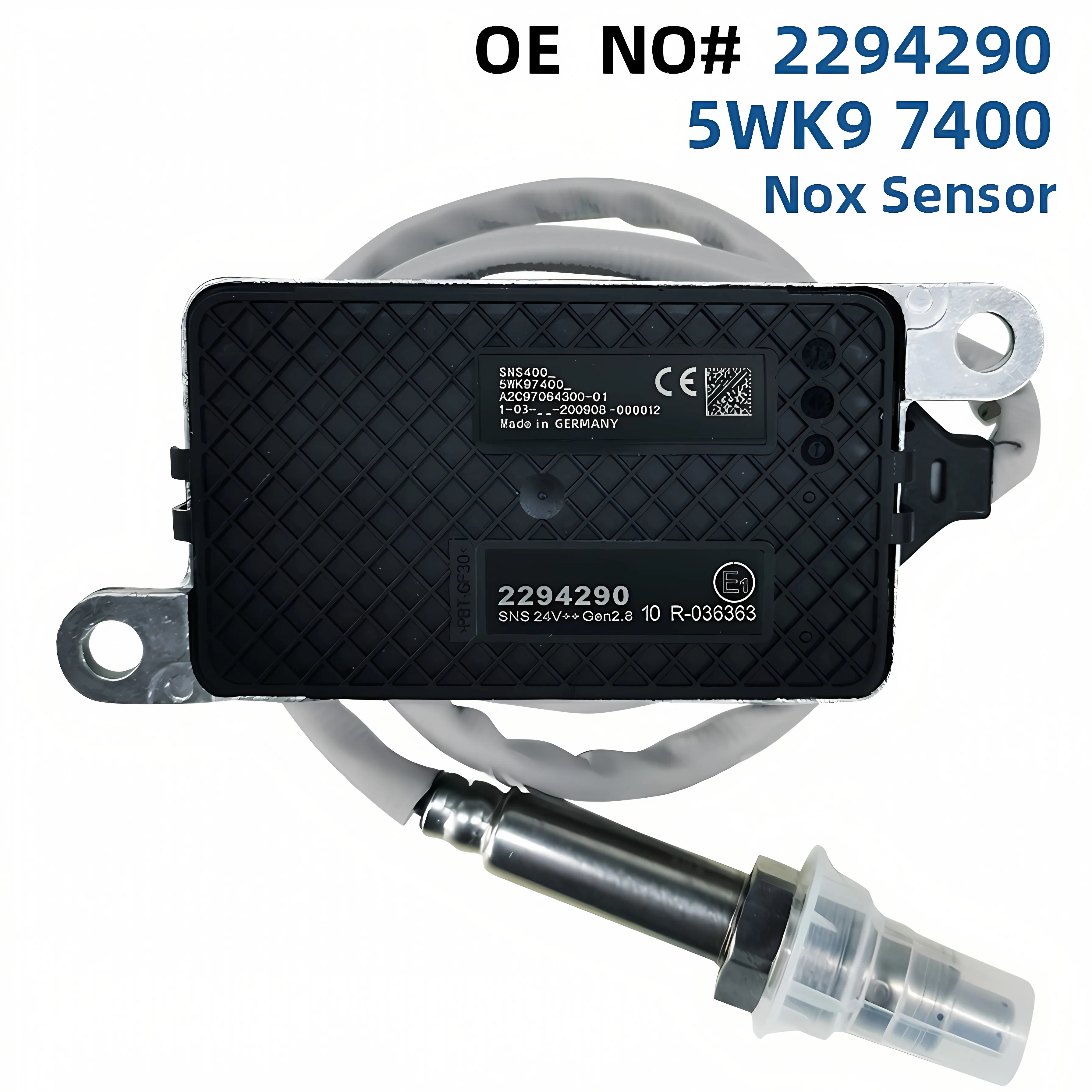 

2294290 5WK97400 Original New Nitrogen Oxygen NOx Sensor For Scania Engine Truck 2064768 2247380 2296800