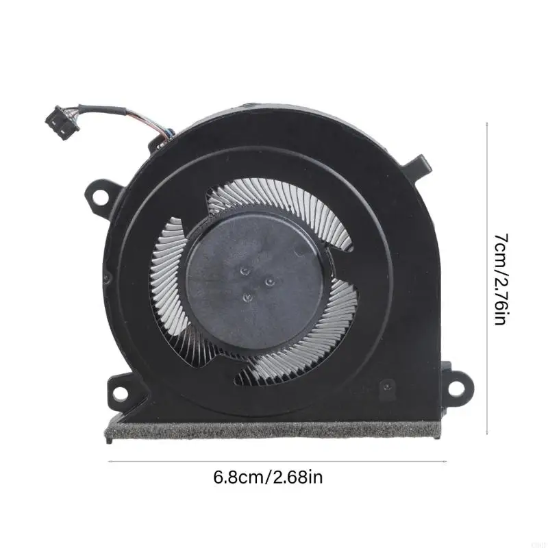 C90F TR911 AIR EDITION 911AIR NEBULA 게임용 노트북을위한 C90F 금속 CPU 냉각 팬